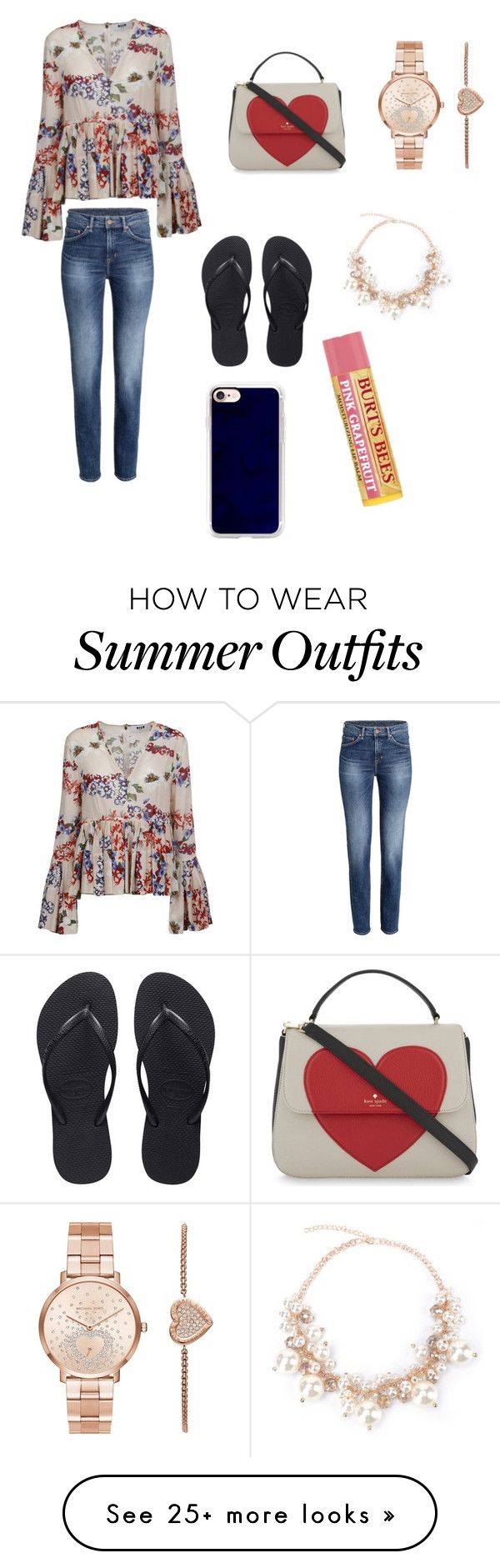 "Cute Summer Outfit ❤️" by lsantana13 on Polyvore featuring MSGM, ...