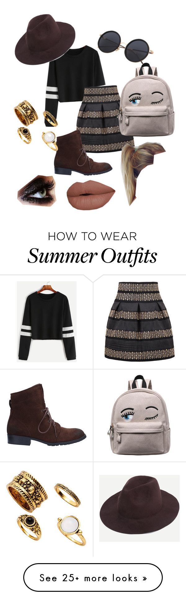 "Cute Summer School Hangout Outfit" by levoral on Polyvore...