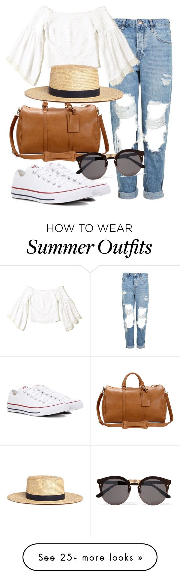 "Denim Outfit" by urban-cocoabutter on Polyvore featuring Topshop, Con...