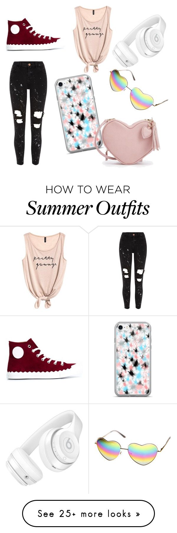 "Pretty summer outfit" by jackieluvpuppi on Polyvore featuring ChloÃ...