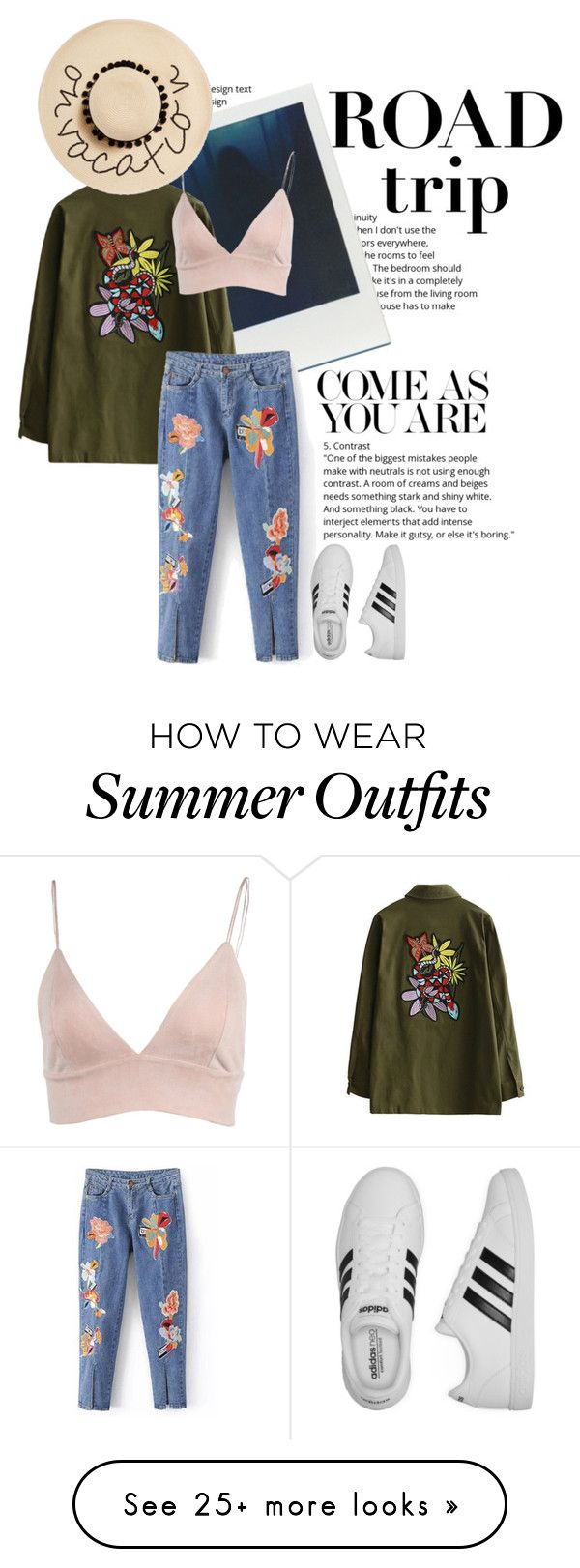 "road trip outfit//contest" by meowausten on Polyvore featuring Polaro...