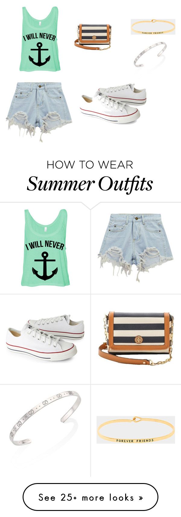 "summer day with friends" by zoebug93 on Polyvore featuring Converse, ...
