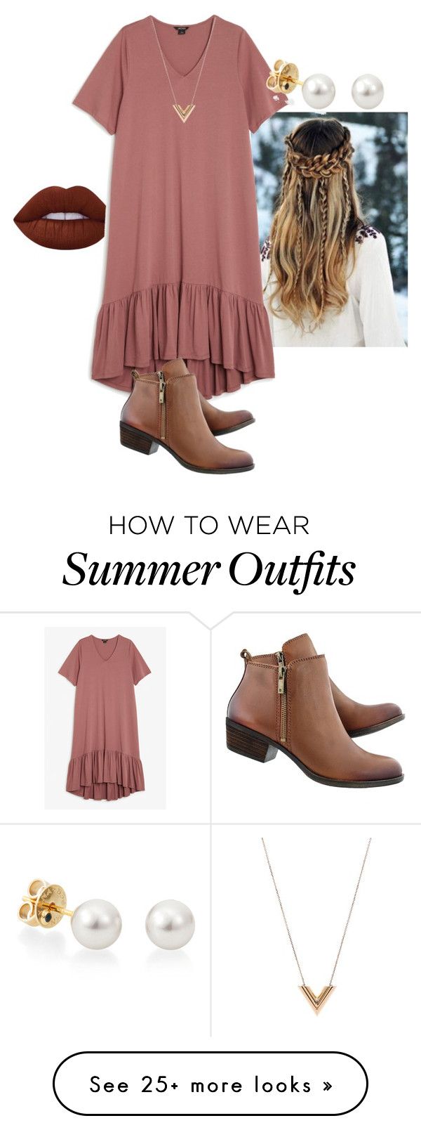 "Summer Outfit" by elizabethmcarney on Polyvore featuring Lime Crime, ...