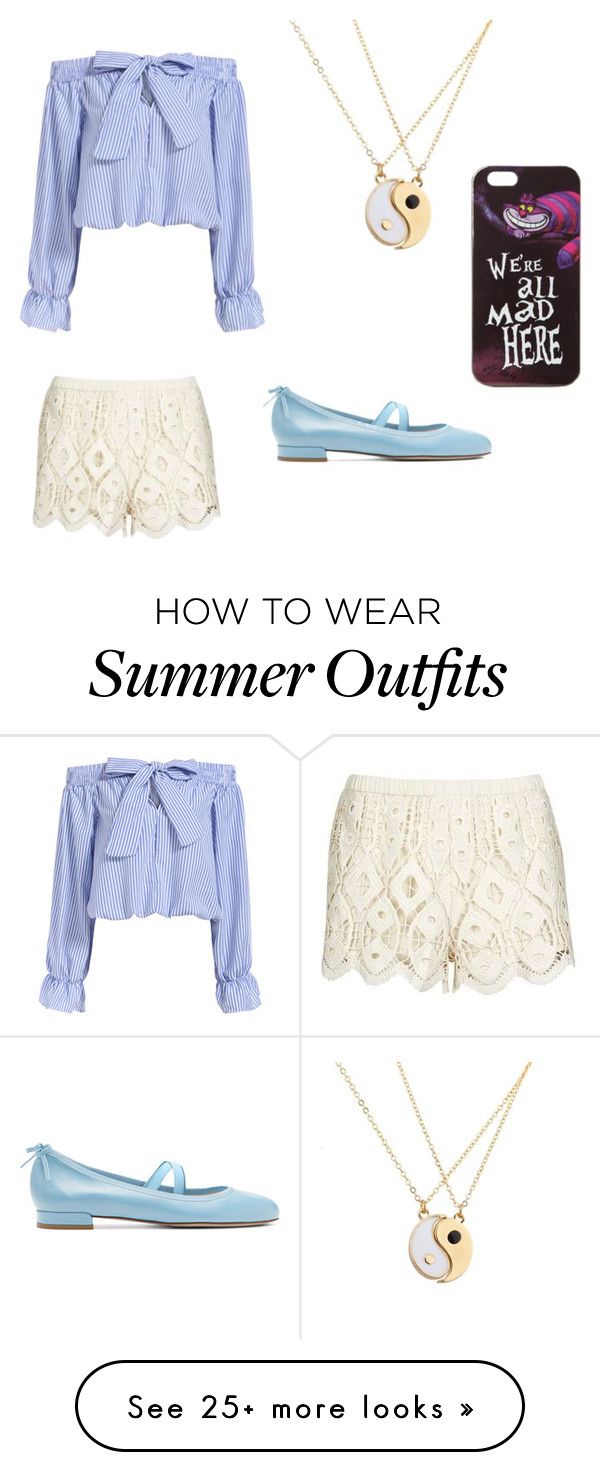 "summer outfit" by laughing-alice on Polyvore featuring Disney, Stuart...