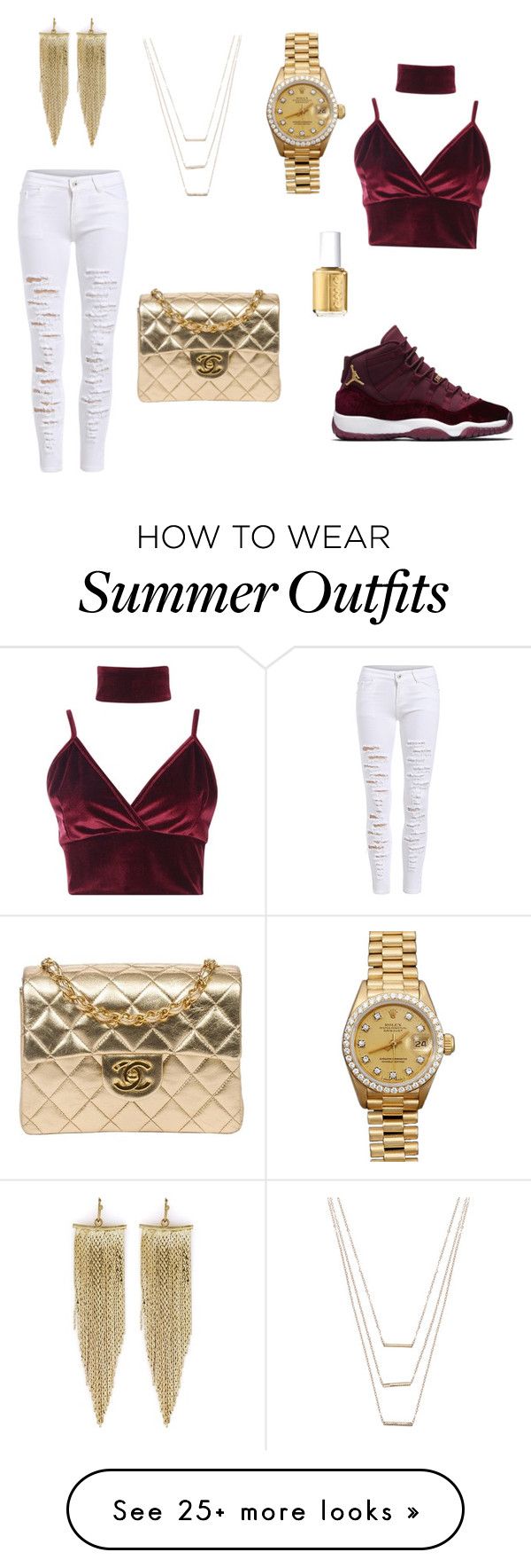 "Summer Outfit." by namani2004 on Polyvore featuring Boohoo, Chanel, R...