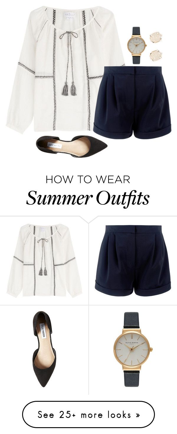 "Summer Outfit " by oliviamtraxler on Polyvore featuring Velvet, Steve...