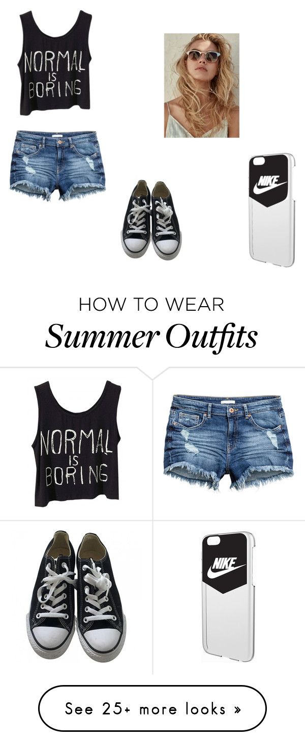 "#summer outfit" by unicornalondra on Polyvore featuring Converse and ...