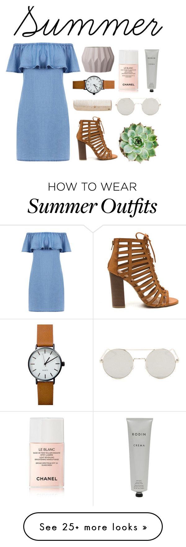 "Summer outfit" by zozobadams on Polyvore featuring Warehouse, HAY, Ro...