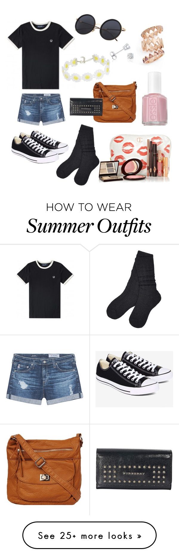 "Summer Outfit W/ Daisy Choker" by howdyingboo on Polyvore featuring F...