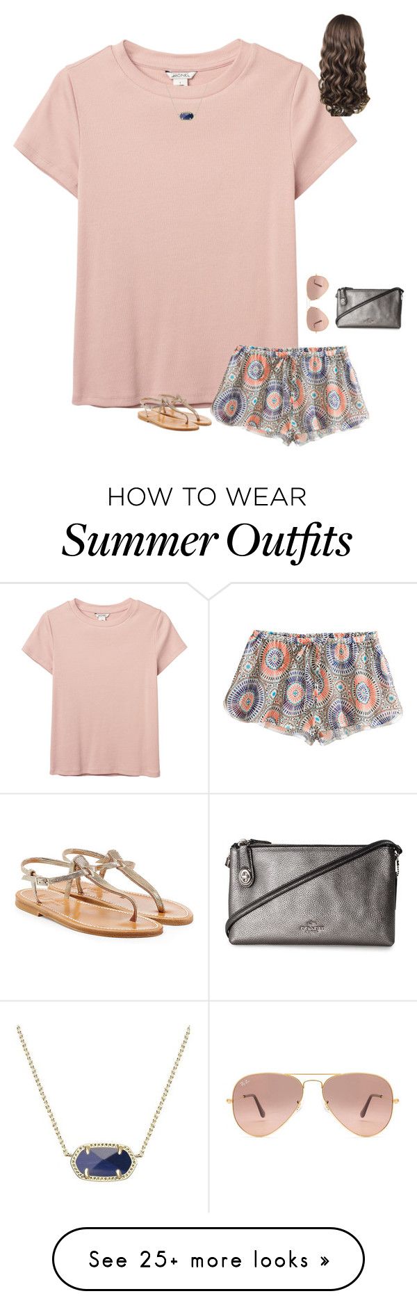 "Summer Outfit ☀️" by liblu13 on Polyvore featuring Ray-Ban, Monki...