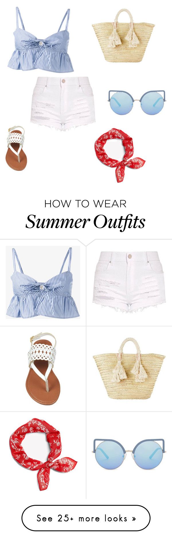 "Summer outfit ☀️" by unicornm19 on Polyvore featuring Maryam Nass...