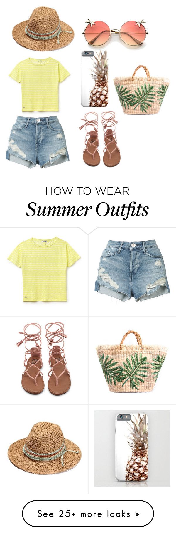 "Summer Outfit☀" by farkoe on Polyvore featuring 3x1 and Lacoste...