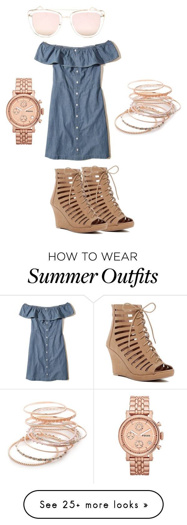 "Summer Time outfit" by snowbell187 on Polyvore featuring Hollister Co...