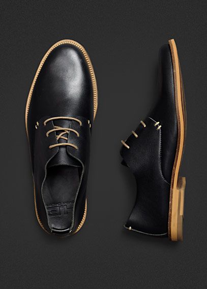 black shoes...