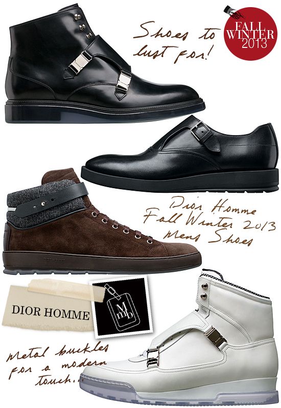 myMANybags: Dior Homme Fall Winter 2013 Mens Shoes...
