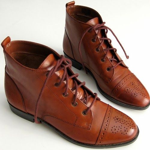 Perfect for office, decent lace brown shoes fashion...