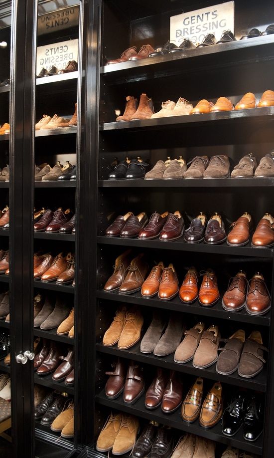 Perfectly organized shoes