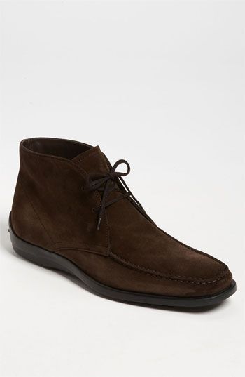 Tod's 'Quinn' suede ankle boot with driving sole