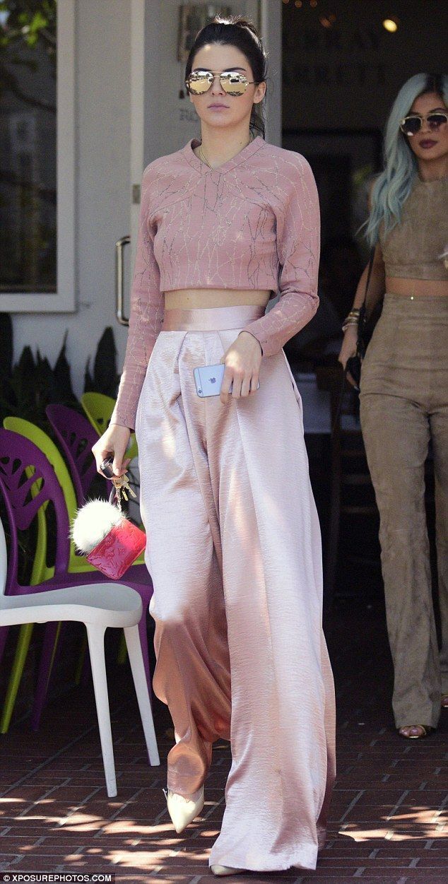 Kendall Jenner looking pretty in pink....