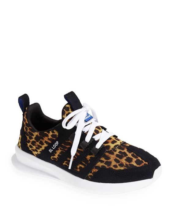 Adidas Leopard Running Sneakers