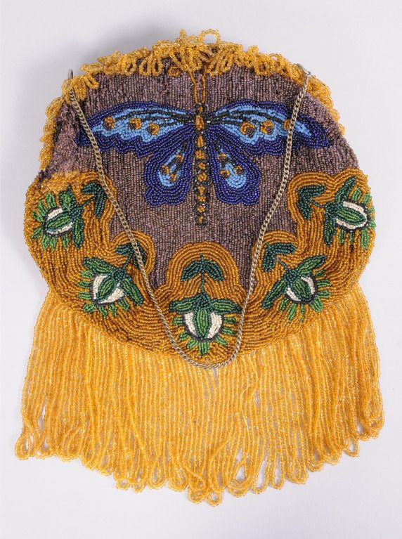 1920's Beaded Butterfly Bag