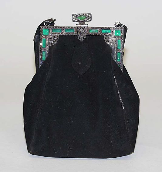 Evening purse  Jay-Thorpe, Inc.   Date: 1927–28 Culture: French Medium: leathe...