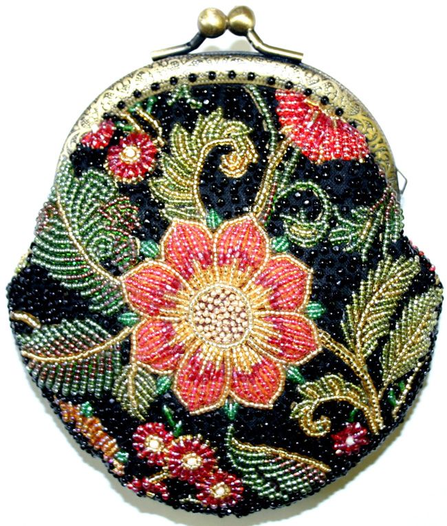 Japanese Bead Embroidery...so many beads...so little time...still beautiful work...