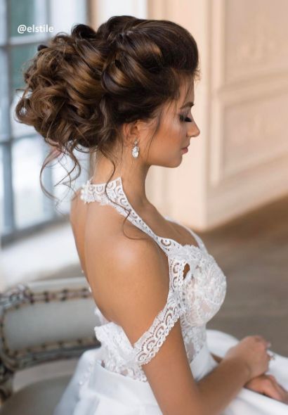 Featured Hairstyle: Elstile www.elstile.ru; Wedding hairstyle idea....