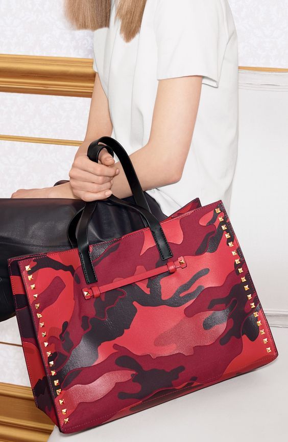 Valentino Camouflage Handbags collection & more luxury details...