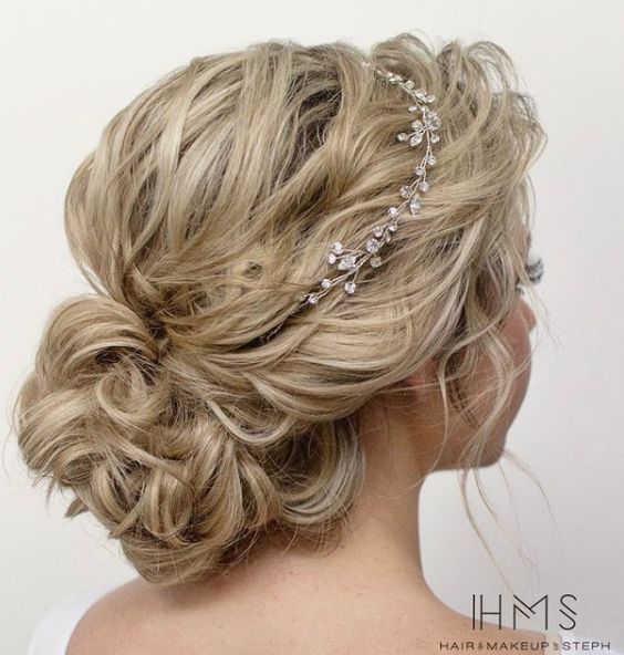 Featured Hairstyle: Hair and Makeup by Steph; Wedding hairstyle idea.
