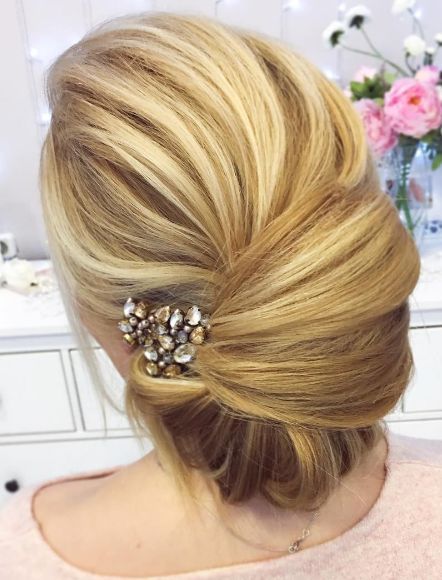 Featured Hairstyle: tonyastylist (Tonya Pushkareva); Wedding hairstyle idea....