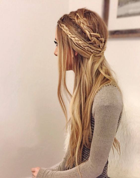 Unique Braided Hairstyle | 9 Braided Hairstyles For Spring, check it out at make...