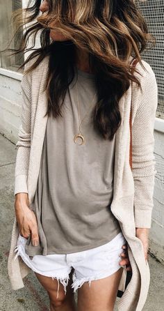 #summer #outfits (Repost, Link Didn't Work) Neutral Basics For A Lunch Date With...