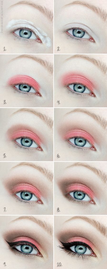 For Blue Eyes: Best Makeup Ideas. Step by step tutorials for smokey eyeshadow. B...