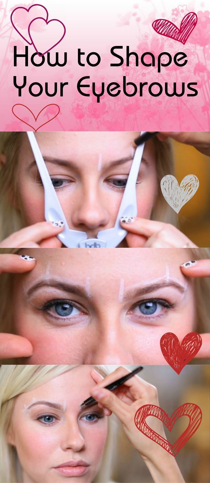 How to Find the Shape of Your Eyebrows | Easy Beauty Tips and Tricks by Makeup T...
