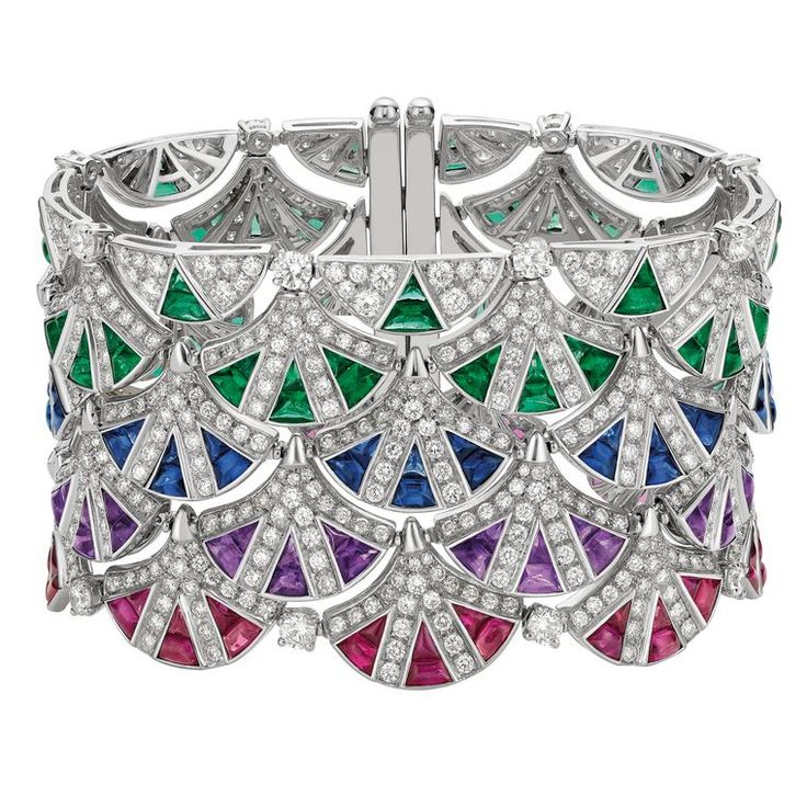 Bulgari's New Jewellery 2016 ~ Bulgari's blue pink and purple sapphires ...