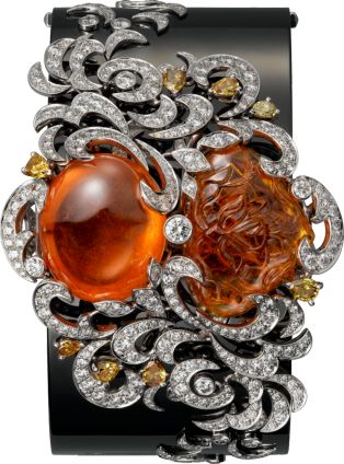 CARTIER High Jewelry secret hour watch Medium model...