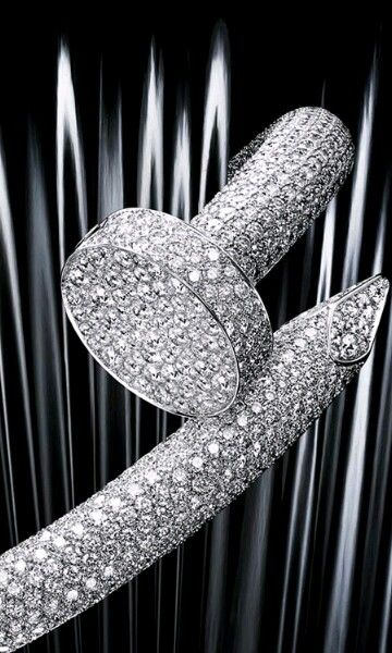 Diamond Cartier nail bracelet