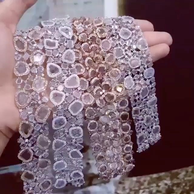 Diamond slice bracelet...