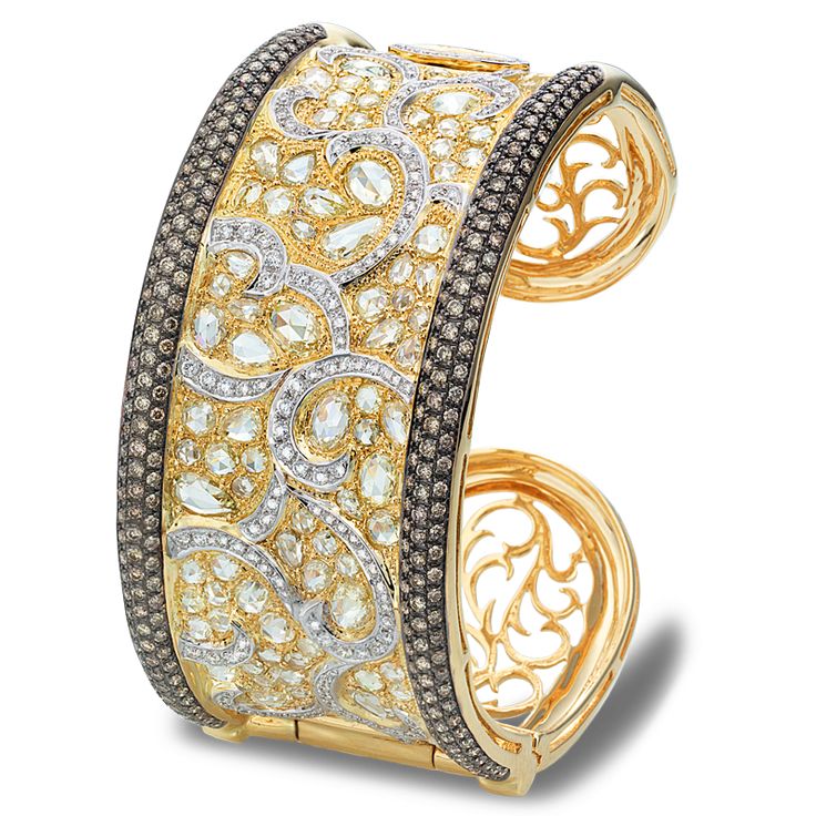 Experience Royalty in Case Reale Jewelry- incredible black rhodium, yellow gold,...