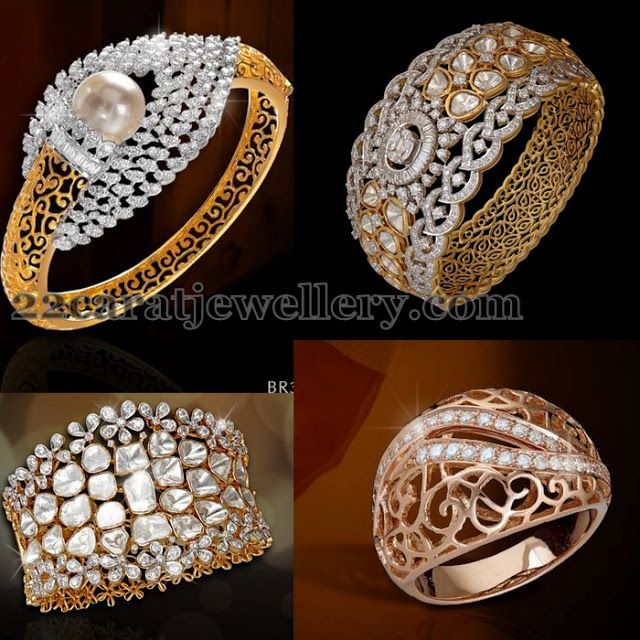 Jewellery Designs: Broad Exclusive Shobha Asar Bangles
