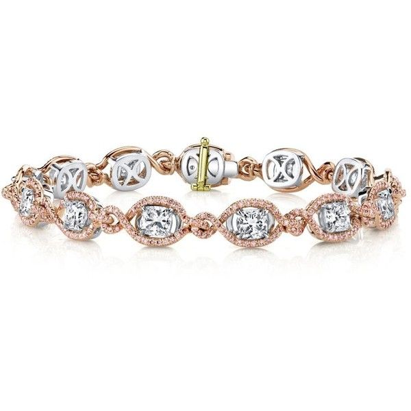 rubies.work/... Women's Diamond Bracelets by Harry Kotlar Kotlar Cushion diamond...