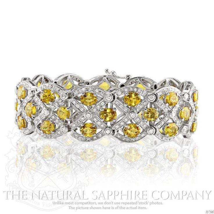Yellow Sapphire Bracelet...