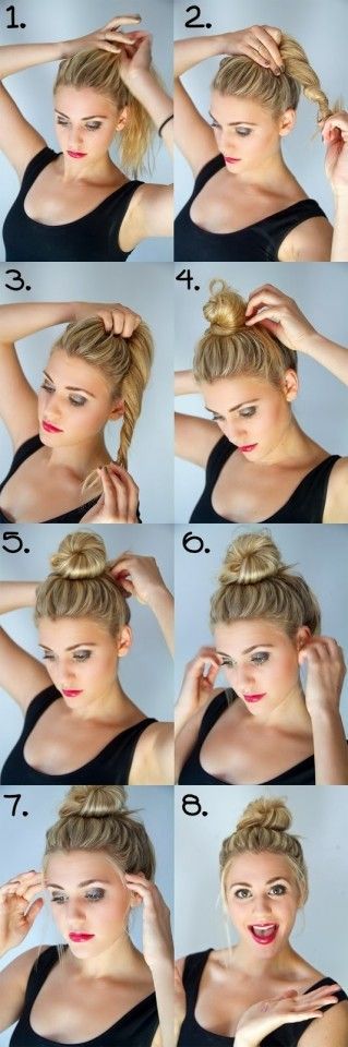 14 Simple Hair Bun Tutorial To Keep You Look Chic in Lazy Days