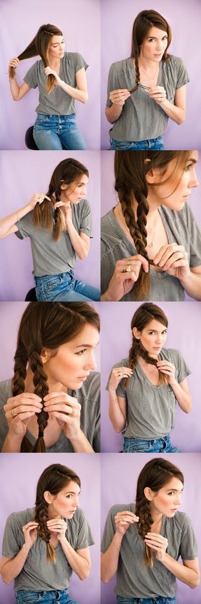 The Mermaid Tail Braid | 23 Five-Minute Hairstyles For Busy Mornings