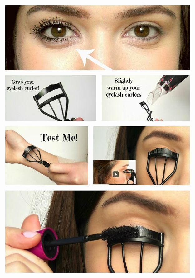 Eye Makeup Hacks | How to Get Longer Lashes by Makeup Tutorials at makeuptutoria...