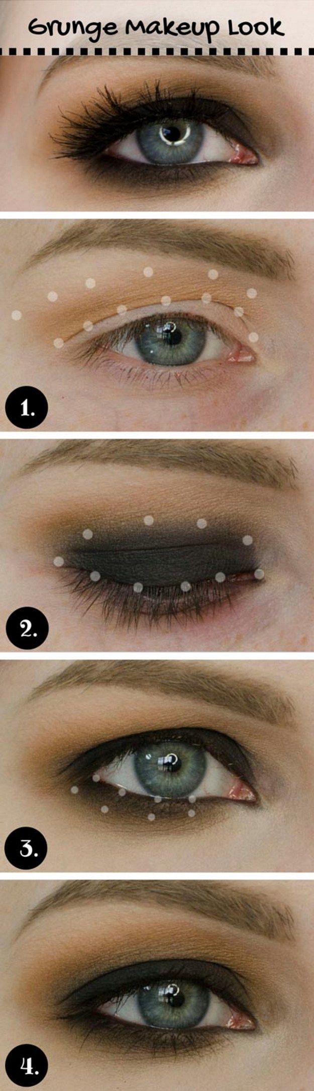How to Do Edgy Makeup for Blue Eyes | Easy Makeup by Makeup Tutorials at www.mak...