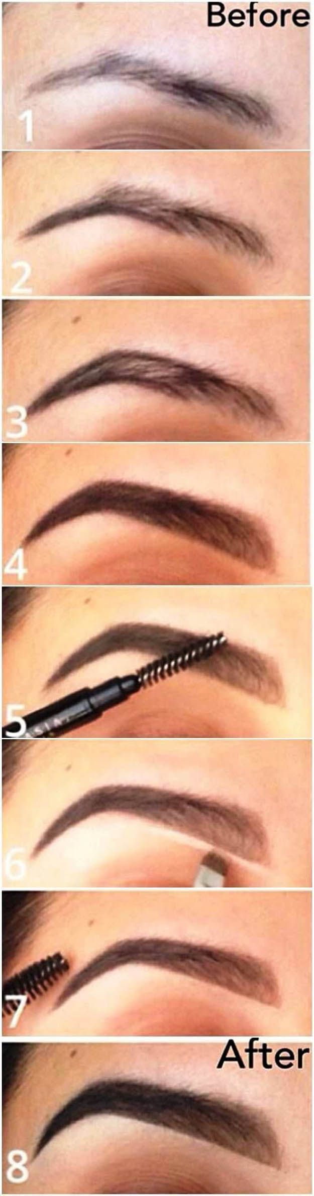 How to Fill in Your Brows | Eyebrow Makeup Tutorials for Beginners by Makeup Tut...