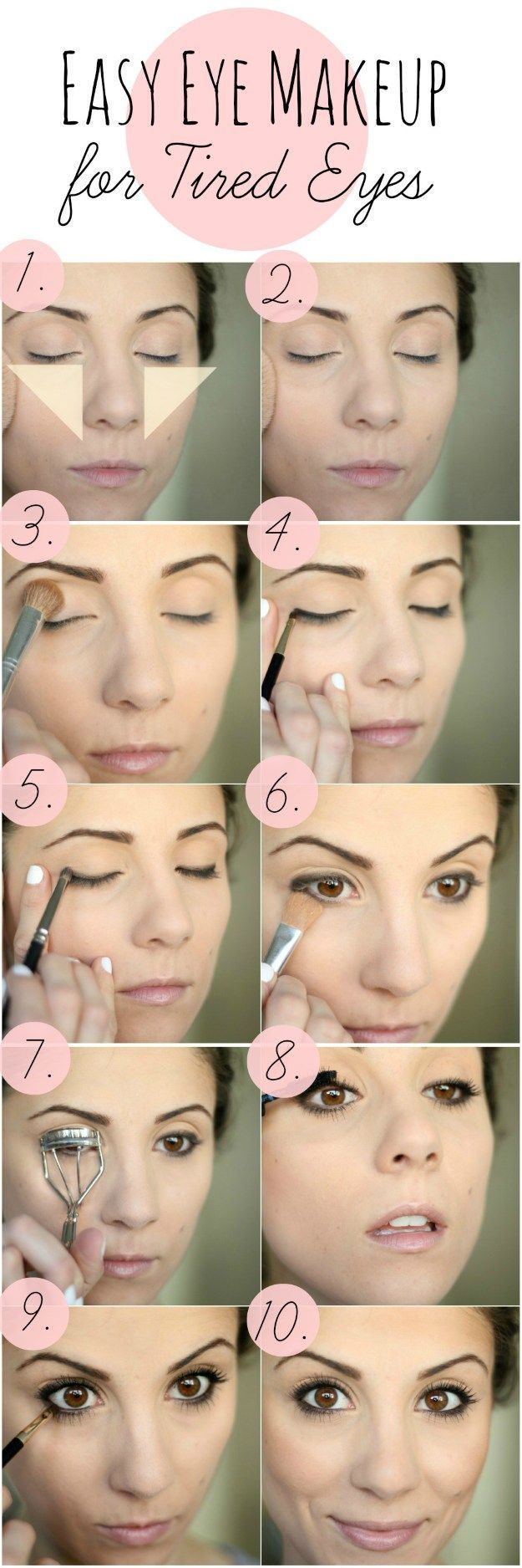 How to Hide Tired Eyes | Undereye Makeup Tips by Makeup Tutorials at | Makeup Tu...
