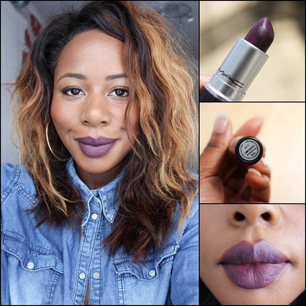 Lipstick Shades for Dark Skin: Purple | 7 Perfect Lipstick Shades for Dark Skin ...